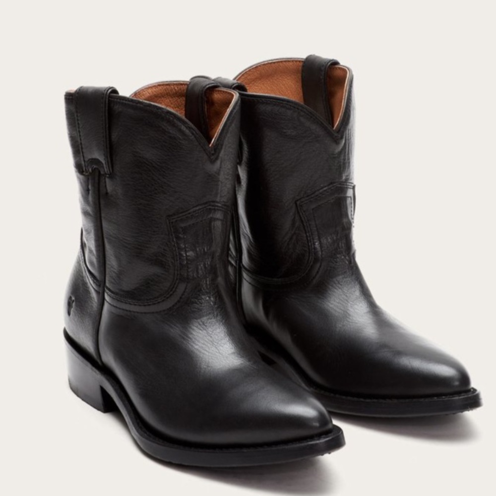 FRYE BILLY SHORT BOOT BLACK 8.5